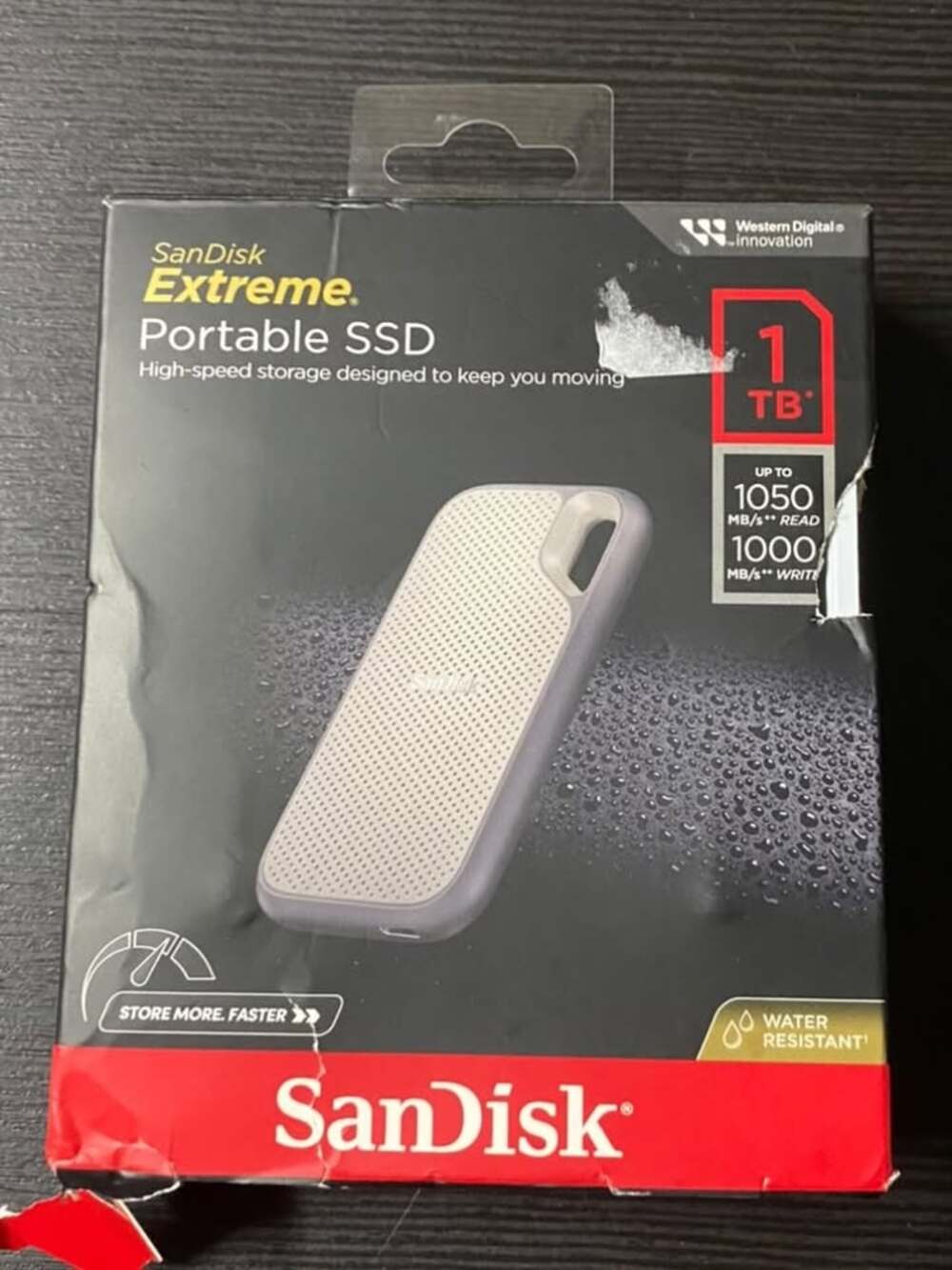 SanDisk 1TB Extreme External Portable SSD Up to 1050MB/s (New, Open Box) (Read)